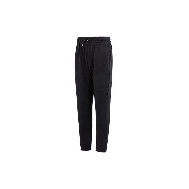 Under Armour Solid Color Logo Label Drawstring Lace Up Thickened And Fleece Lined Casual Sweatpants Men's Black 1373882-001
