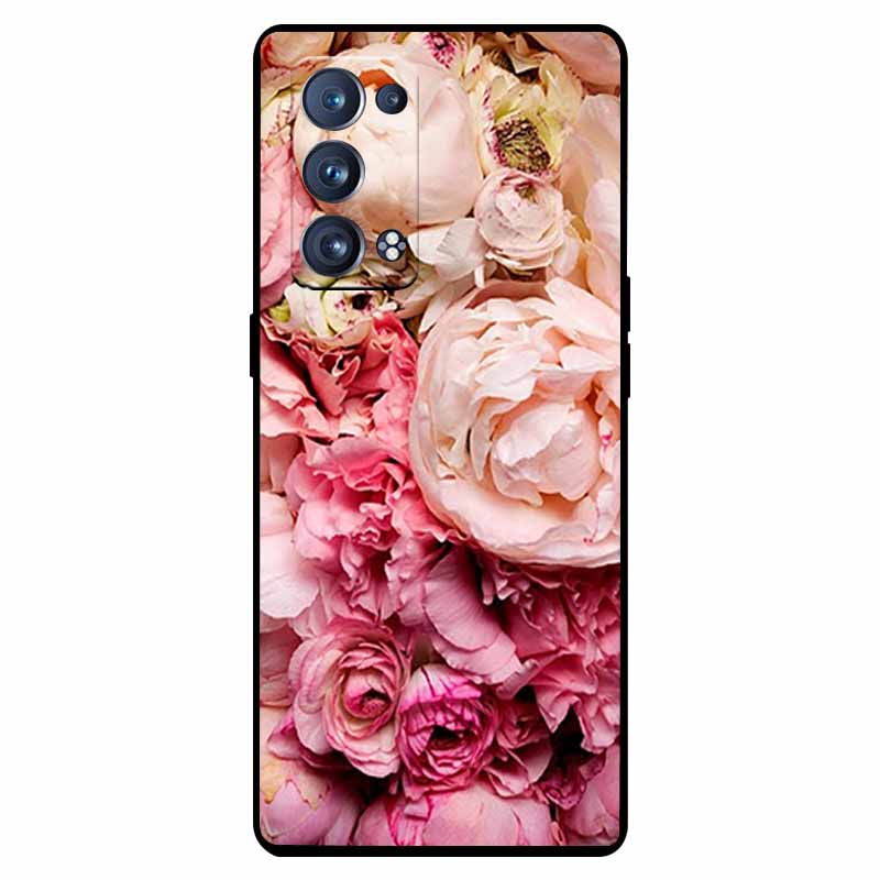 For Oppo Reno 6 Pro 5G Case Snapdragon Shockproof Soft Silicone TPU Back Cover For Oppo Reno 6 Pro CPH2247 Phone Cases Cute Capa