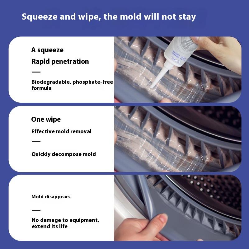 Mold Remover Gel Anti-Mold Cleaning Gel For Kitchen Bathroom Washing Machine Refrigerator Rubber Ring Removing Mold