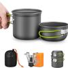 Portable Camping Cookware Set: Outdoor Stove and Picnic Equipment