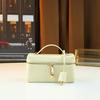 Stylish Solid Color, Convenient And Versatile For Going Out, Women'S Portable Lunch Box Bag, Simple And High-Texture Shoulder Crossbody Pillow Bag