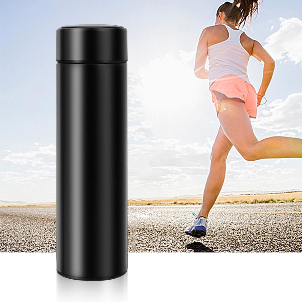 480ml Intelligent Temperature LED Display Vacuum Insulated Water Bottle Stainless Steel Leak Proof