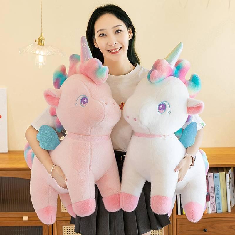 Toy Unicorn Plush Dolls Room Decoration Children Festivals Gift Pp Xmas Cotton