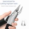 Stainless Steel Oblique Toe Nail Trimmers Eagle Beak Nail Clipper Professional Manicure Tool