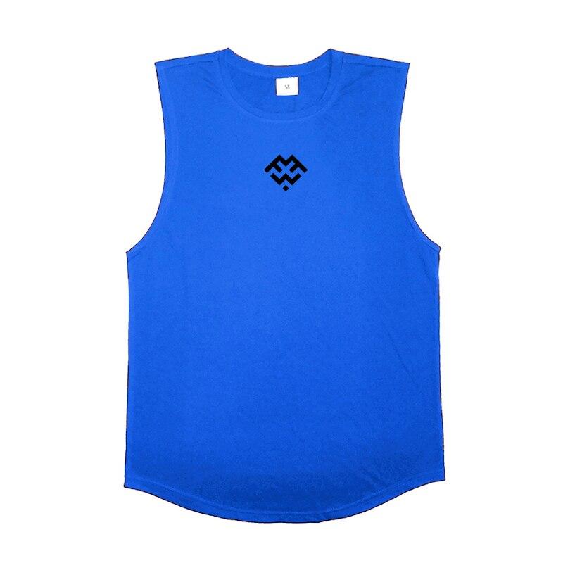 Muscleguys New Youth Fashion Sports Gym Clothes Summer Training Vest Fitness Sleeveless T-Shirt