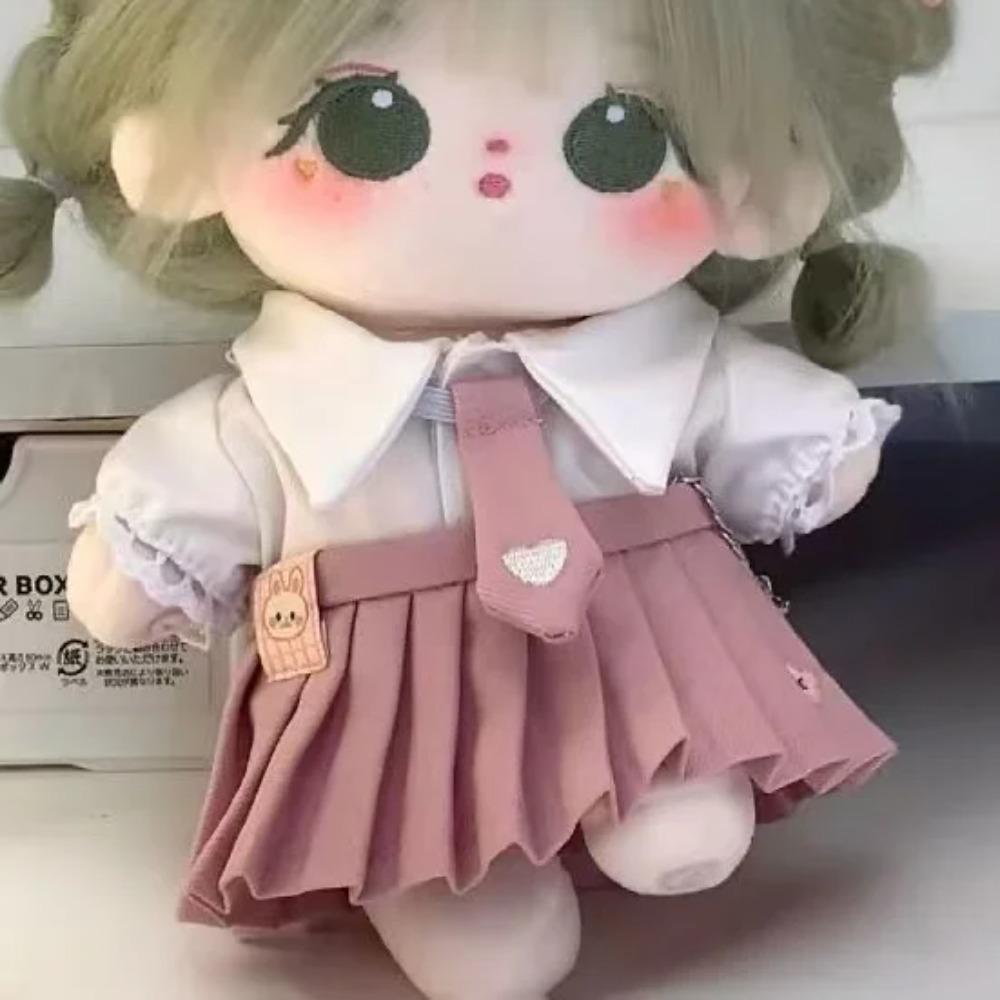 2026 New High-Quality 20cm Doll Outfit Cute Camping Cat Clothes for Plush Cotton Dolls Overalls Outfit Dress-Up Accessories