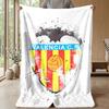 Valencia Theme blanket Soft Flannel Blanket Plush Throw Blanket Cozy Sofa Bed Blanket for Home Decor