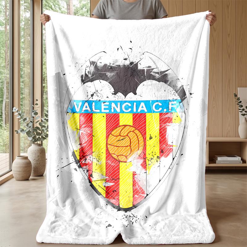 Valencia Theme blanket Soft Flannel Blanket Plush Throw Blanket Cozy Sofa Bed Blanket for Home Decor
