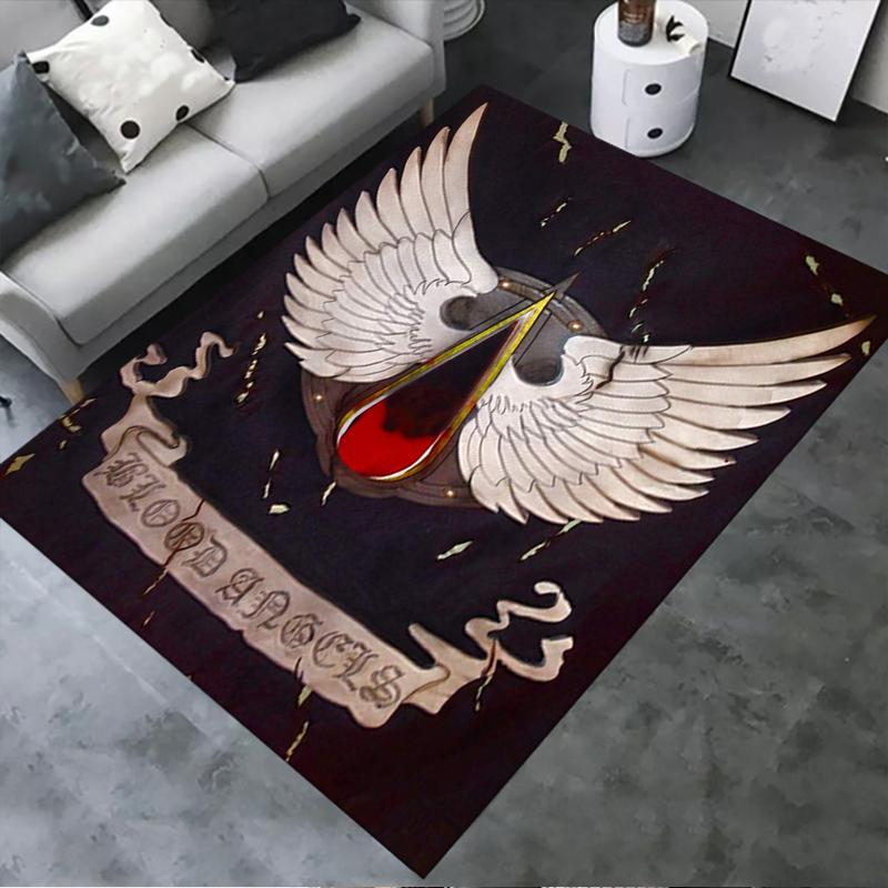 2025 New Blood Angels Cool Carpet Rug for Living Room Bedroom Home Sofa Decoration,Kids Play Non-slip Floor Mat09