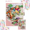 Winnie The Pooh Diamond Cross Stitch Themed Artwork Cartoon 5D Diamond Cross Stitch Mosaic Home Decor Gift