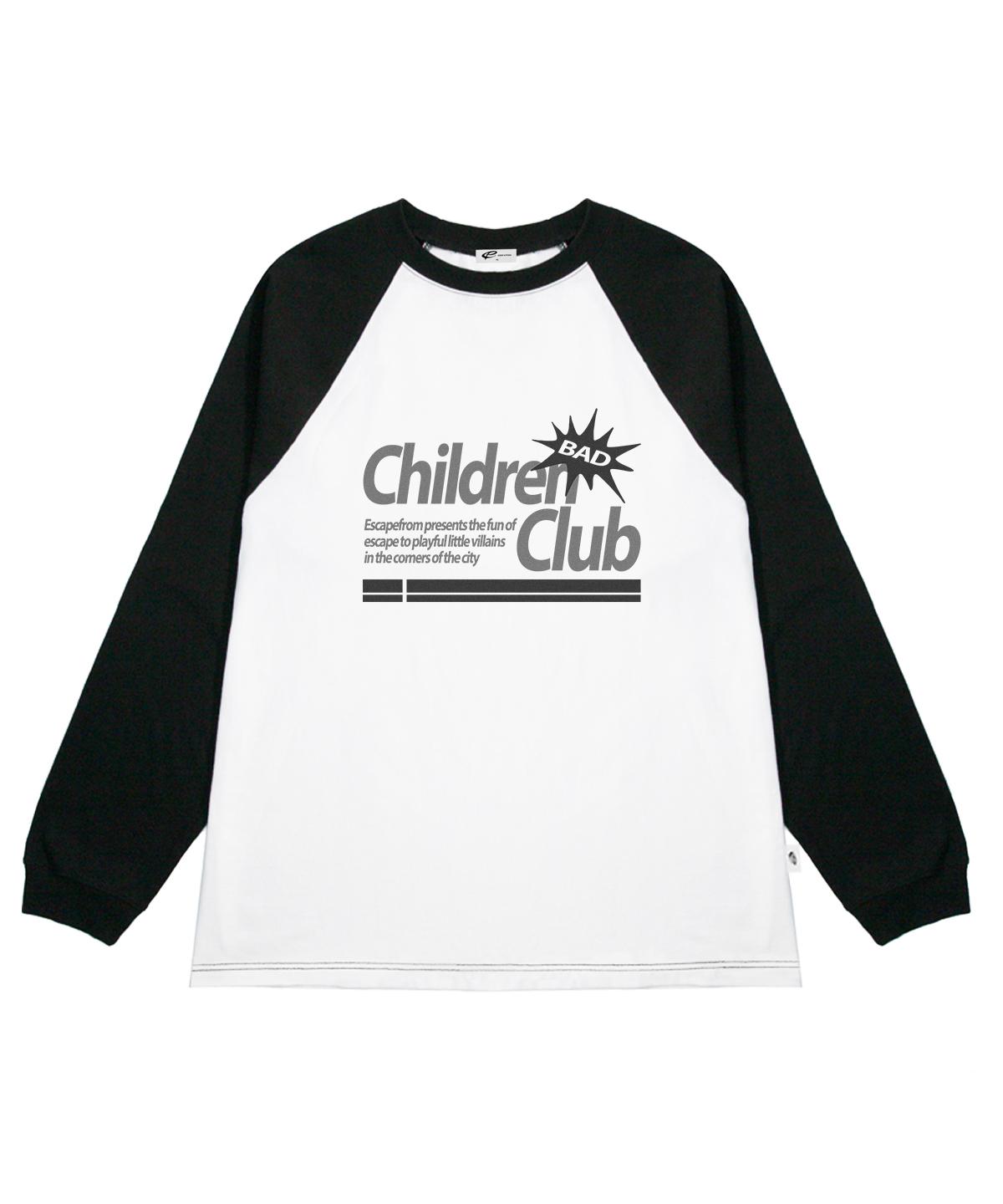 Escape From Bad Children Club Print Long Sleeve Black M