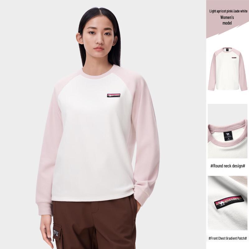 Camel Women s Round Neck Fleece M