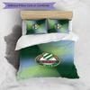 Rapid Wien FC Printed 3PCS Bedding Set Breathable Duvet Cover with Pillowcases Decorative Bed Linen for Bedroom Home