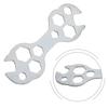10 In 1 Flat Hexagon Wrench8-17mm Mini Flat Wrench Sizes Steel Hexagon Useful Spanner Repair Tool Hex Key Multi Functions