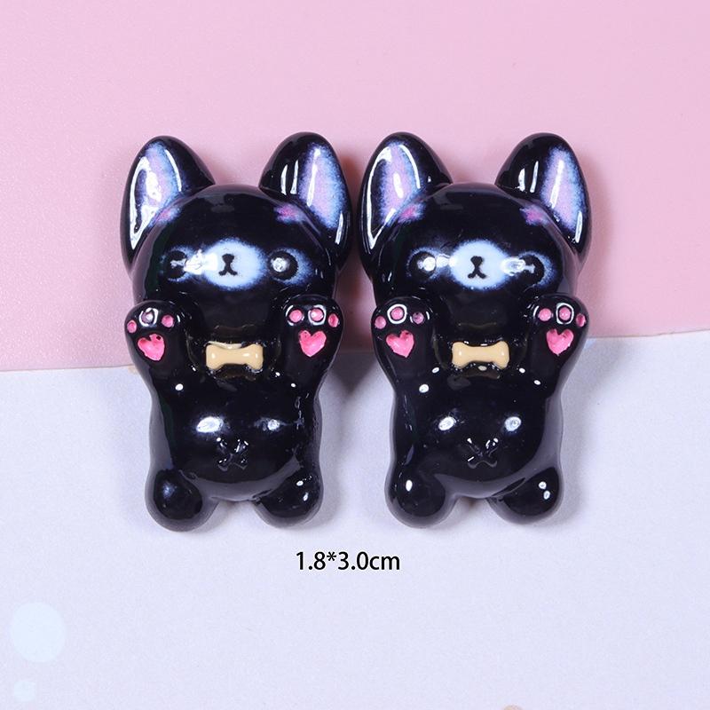 10 Buc. Rășină Nouă Drăguță 18*30mm Mini Cățeluș Spate Plat Piese Manichiură Embellishments Pentru Accesorii Arcuri Păr