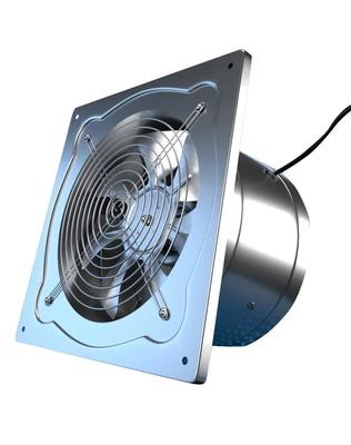 6/7inch Inline Extractor Exhaust Fan Ventilation Pipe Fan Bathroom Kitchen Wall Window Stainless Steel Attic Ventilator