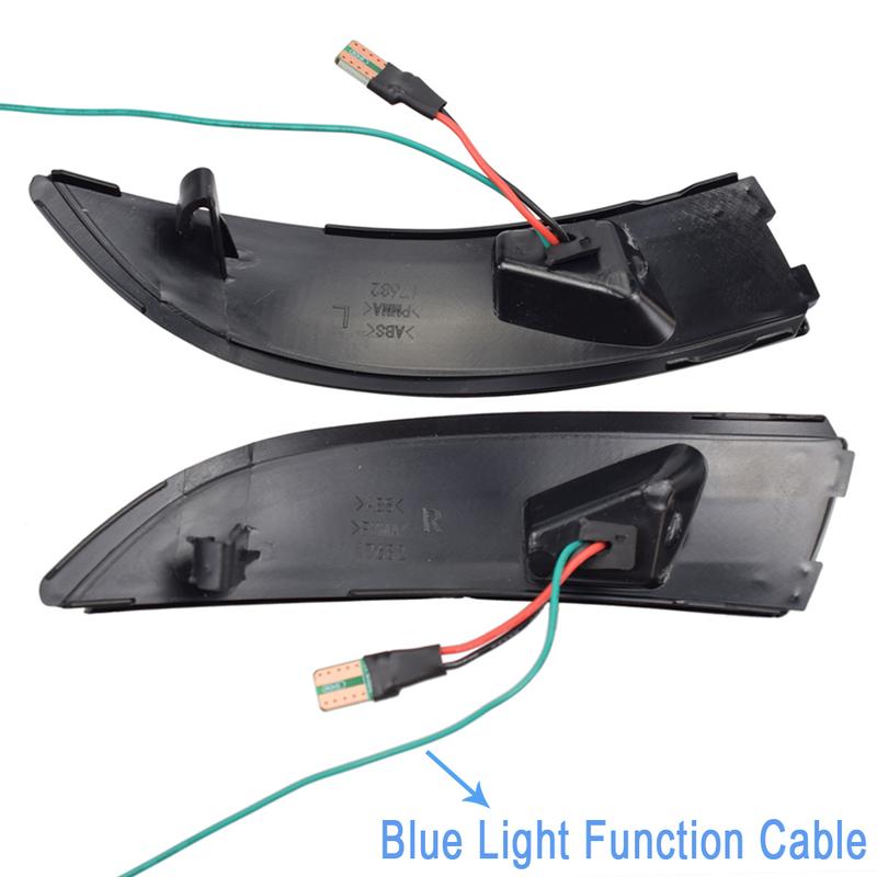 LED Dynamic Turn Signal Blinker Lights Side Mirror Indicator Flasher For Ford Fiesta MK7 B-Max 2008 2009-2017 ST Line MK8 2018