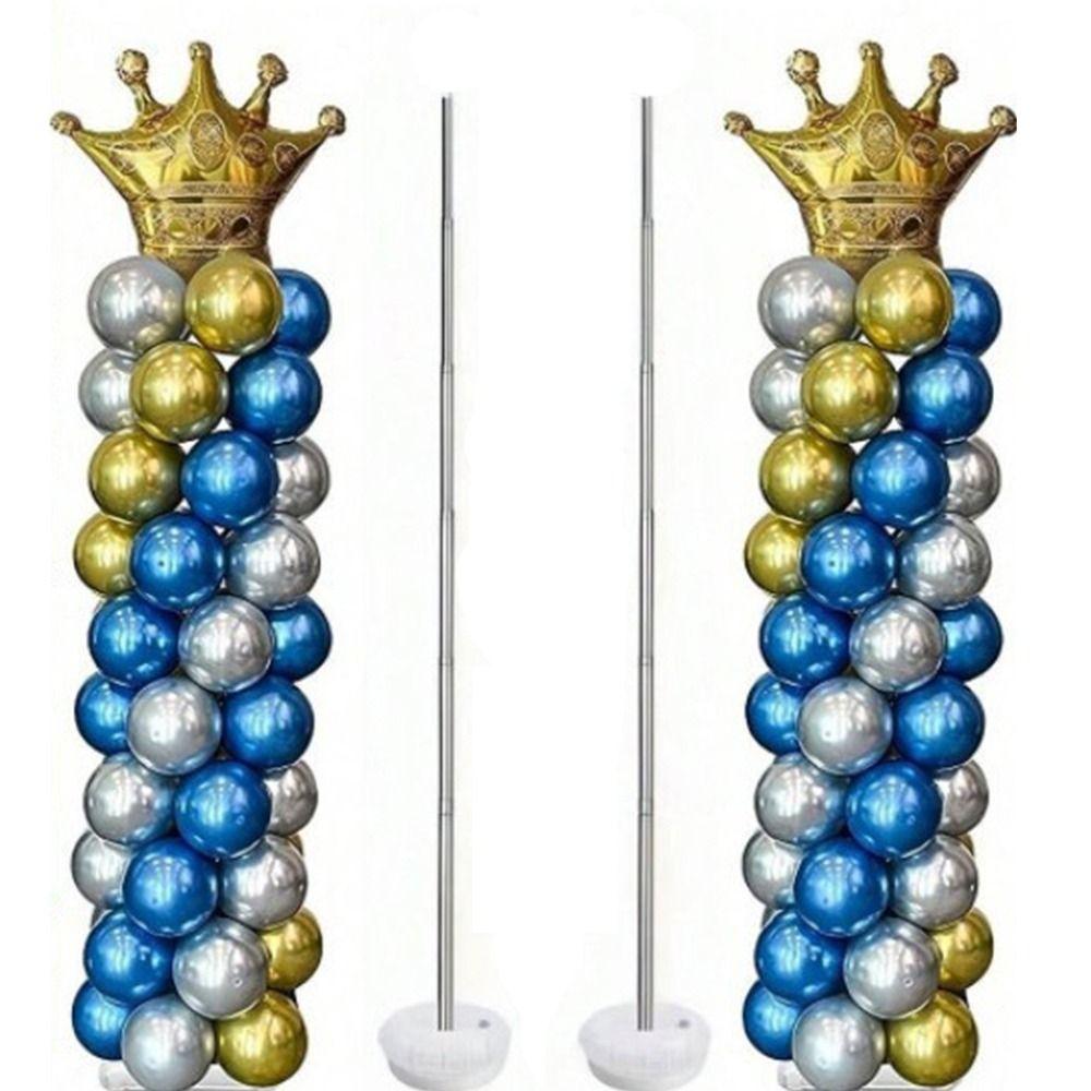 1/2Set Transparent Balloon Arch Bracket with Base Balloon Decor Items  Party Supplies