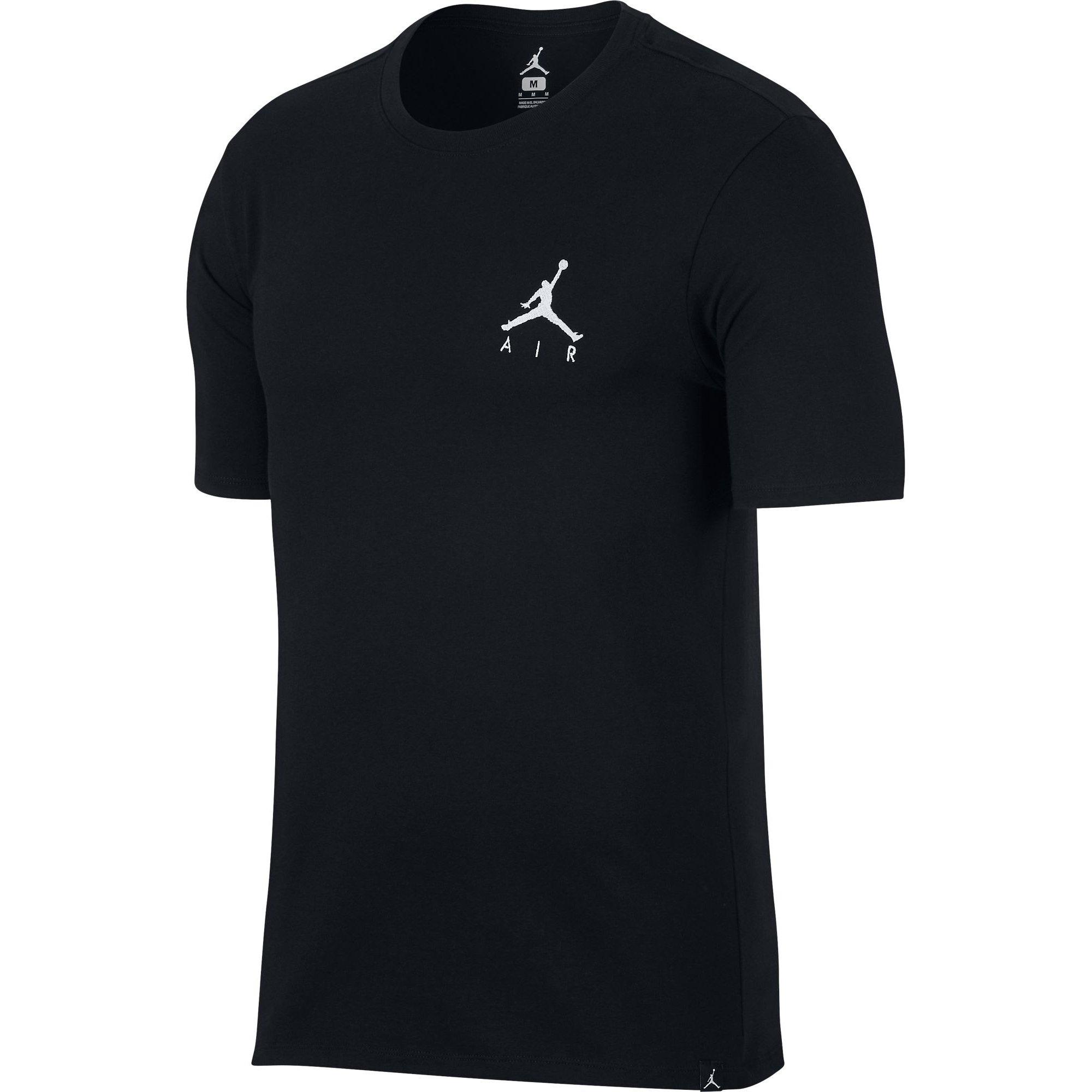 Air Jordan Jumpman Air Embroidered T-Shirt Black  Men s AH5296-010 S