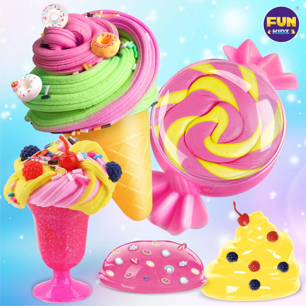 Gift Butter Slime Kit for Girls 10-12, FunKidz Ice Cream Soft Slime Ma
