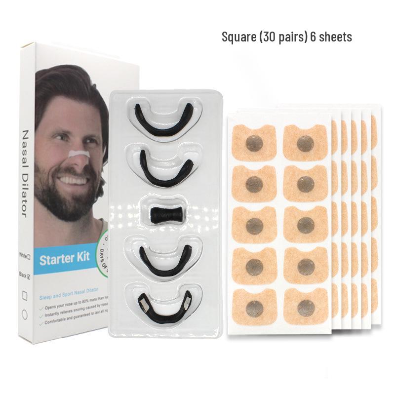 Atmungsaktives Anti-Schnarch-Magnetnasenstreifen-Set