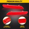 Driver+Passenger Side Rear Bumper Reflector Light Fits for 2011 2010 HONDA CR-V