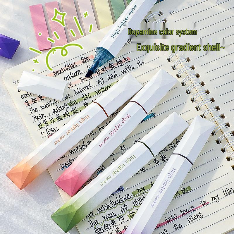 Eye-Protective Highlighters: Fluorescent Marker Pen for Student Planners and Journals