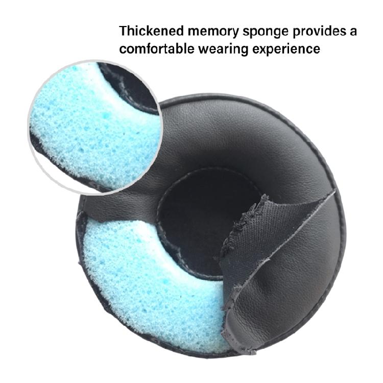 Stitched Memory Foam Ear Cushions 70mmGame Earpads for Office and Travel Use Headsets Replacement Part