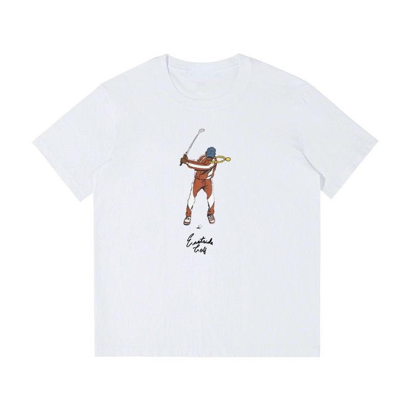 Hot Sale Men T-shirt Brand Short Sleeve Tshirt Clothing Designer Golf Tee Luxury Women Cotton T Shirt Summer High Quality Top