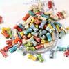 10pcs Design Sense Bone Retro Fun Shaped Ceramic Beads Jewelry Making Materials Charm Bracelet and Necklace Trend Accessories