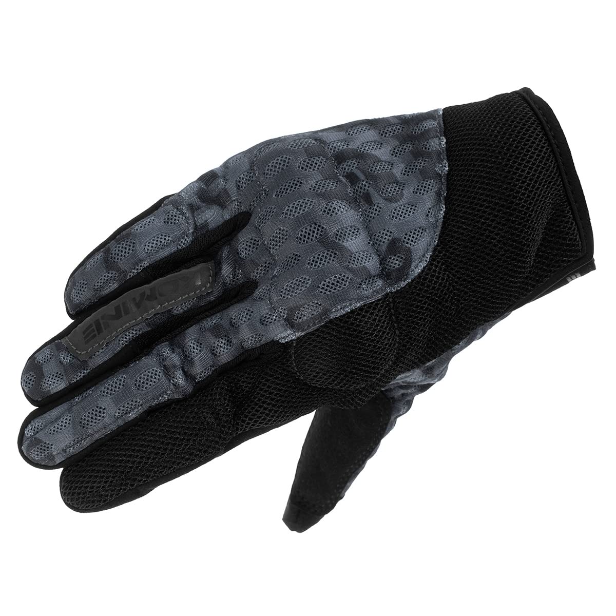 

KOMINE Motorcycle Gloves Protective Cooling Mesh Gloves Neo Black Camo 3XL GK-2433