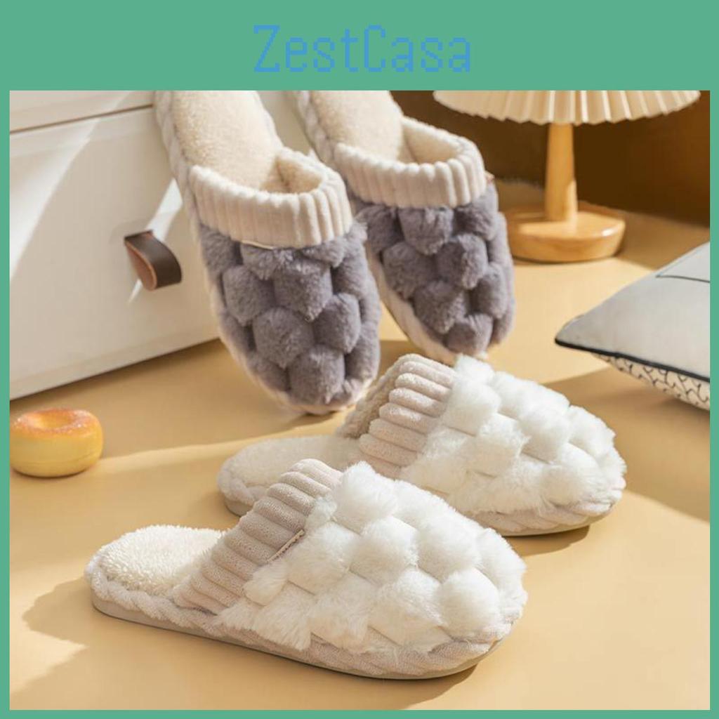 For Slippers Cotton Women In Winter Suitable For Home Use In Spring And Autumn Indoor Warmth And Anti Slip Home Cixi Winter Couple Plush Men