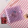 Kawaii PVC Binder Card Book Planner Agenda Binder Notebook Photo Collect Book Glitter Journals Square Loose Leaf
