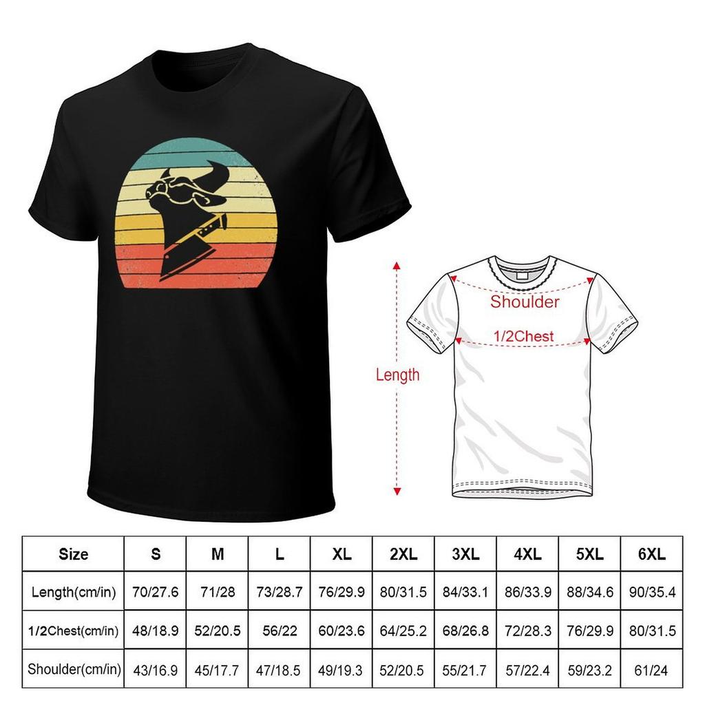 Retro The Updated Days Cow Chop Cow Chop Logo Funny Sunset TShirt street wear funny gifts funny t shirts men