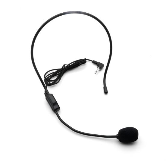 Mini Wired Headworn Sound Noise Reduction Microphone Clear Compatible with Most Amplifiers Portable