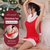 Chaqu Fun Lingerie: Sexy High Neck Backless Sweater - Quick Release Seductive Christmas Cosplay for Women