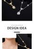 Elegant 925 Silver Clavicle Chain: High-End Moissanite Necklace, Non-Fading, Hot-Selling Women's Jewelry