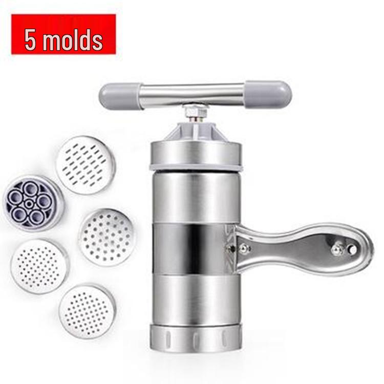 

Ручной миксер-стенд с ручным приводом и машина для прессования лапши/теста из нержавеющей стали со сменными формами