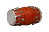 Traditional Wooden Dholak with Om & Swastik Carved Design – Nut & Bolt Tuning | Handcrafted Indian Musical Instrument