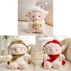 White Sheep Plush Toy With Pp Cotton Filling For Kids Gift And Collecting