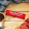 Advivio Dog Reactive Training In Progress Funny Red Dog Leash Sleeve, Wrap Alert Hanging ID Patch Tag for Pet Dog The Best Choice for Daily Walking