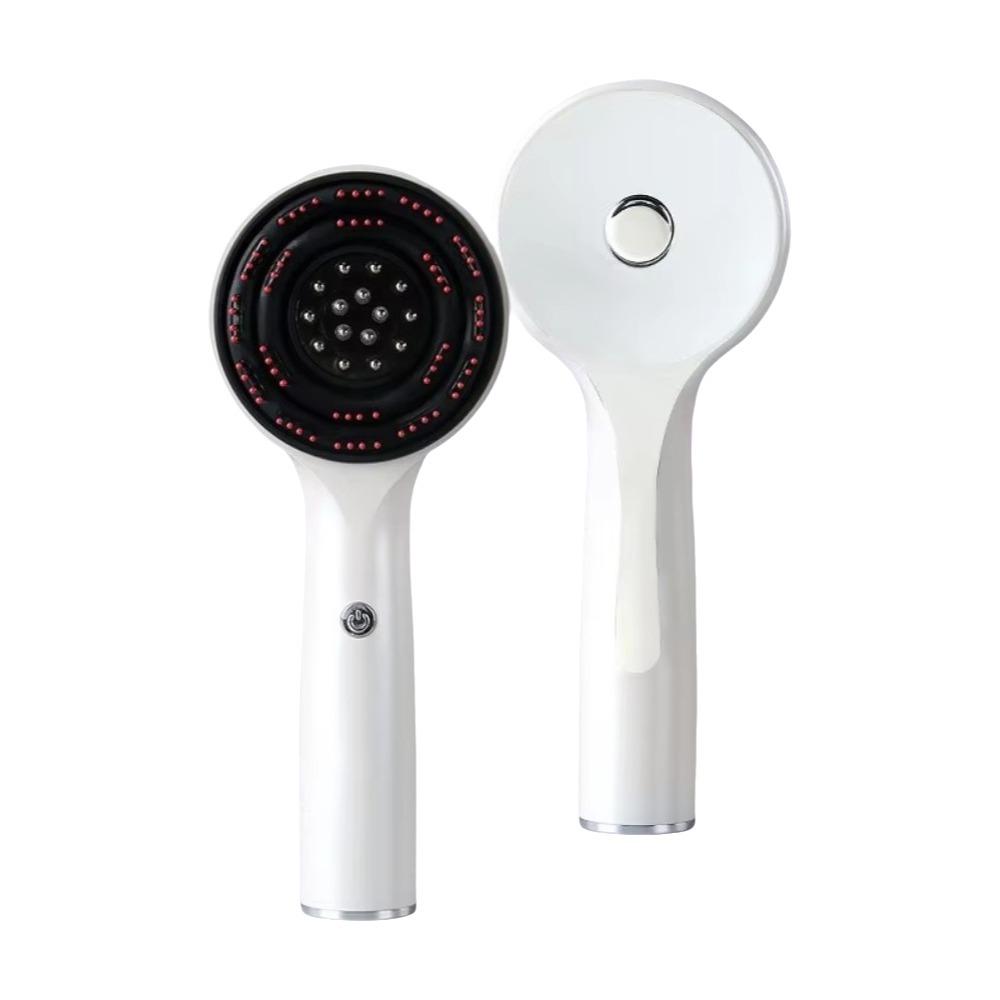 630nm Infrared Light Liquid Guiding Massage Comb Acupoint Scalp Massage Hair Scrubber Comb  Spa