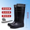 Smash-proof and stab-proof labor protection water shoes waterproof steel-headed rain shoes men and women safe construction site work rubber shoes
