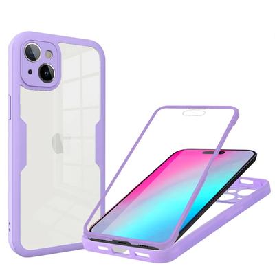 360-Grad-Vollbildschutz, hochtransparente Telefonabdeckung für iPhone 15 Pro Max 14 1Plus 13 Mini 12 11 X XS XR XS Max 4G 5G
