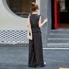 Suit women's summer new design sense fashion temperament thin a whole set of wide-leg pants two-piece set
