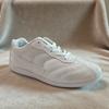 Women's White Minimalist Sneakers Lightweight Casual Walking Shoes for All-Day Comfort Flat Soft Plus Size 36-41