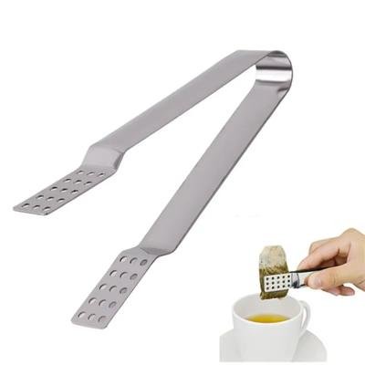1 Stück Teebeutel-Clip Verdickte Zitronenzange Eis Zucker Grillclip Haushaltsküchen-Gadget Teegeschirr Zange Quetscher Lebensmittelclip