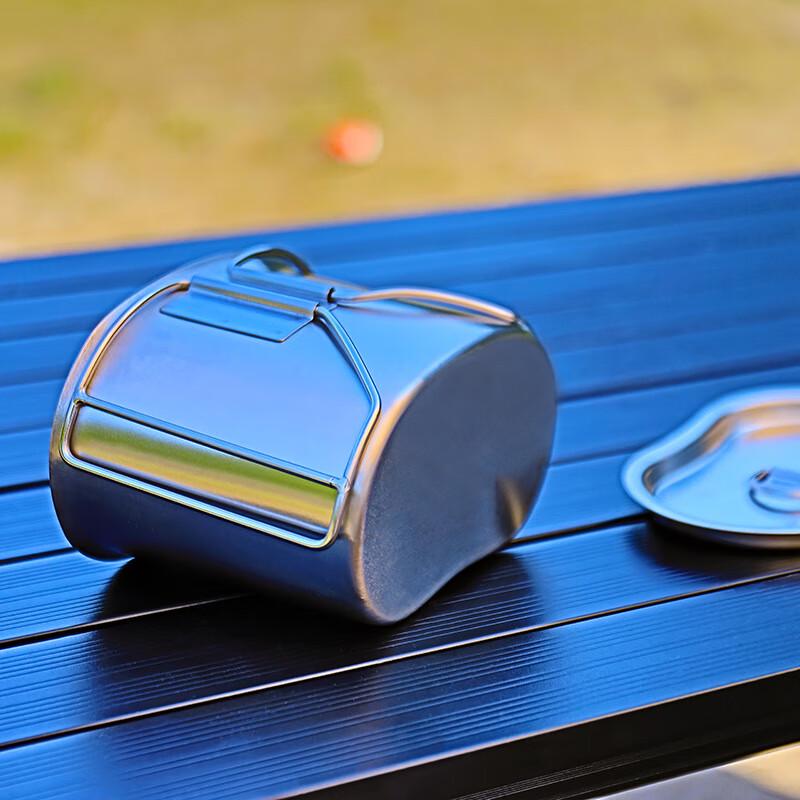 Для шеф-повара Нержавеющая сталь Походный котелок для кемпинга 13.5cm