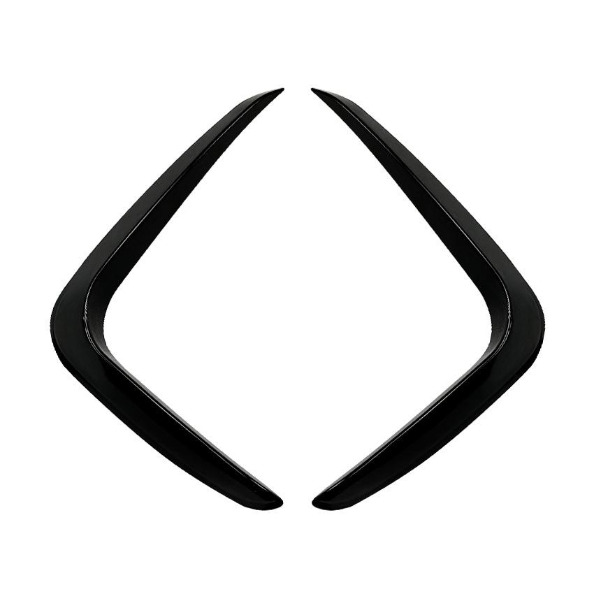 Applicable To BMW X3 X4 G01 G02 2018-2025 M Sport Car Carbon Fiber Pattern Front Air Knife Exterior Car Sticker Accessories