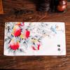 1Pc 16x29cm Colored Tea Towel Teahouse Household Creative Antique Absorbent Suede Tea Mat Printing China-Chic Tea Cloth